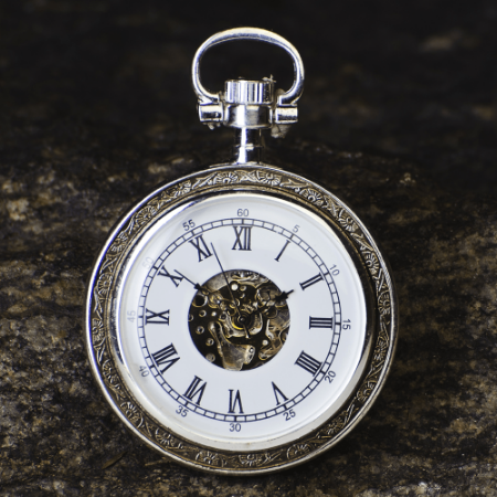 silver pocket watch