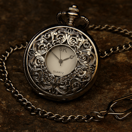 silver pocket watch